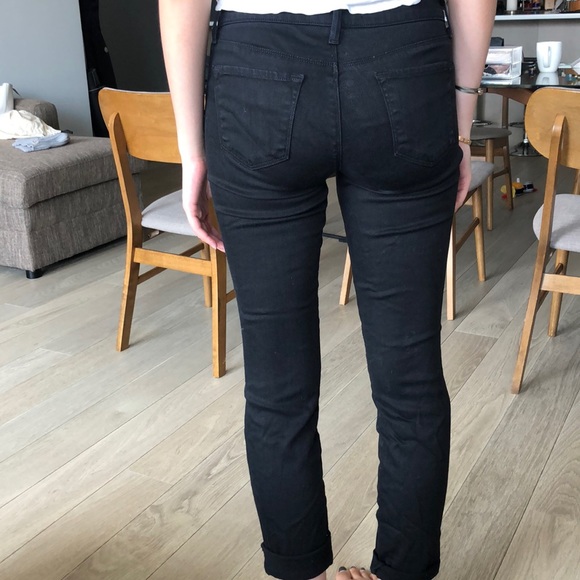 J Brand Ankle Cigarette Jeans in Black - Picture 3 of 3